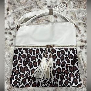 White Cheetah Purse